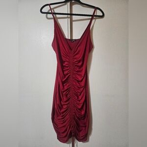 Ruched Bodycon Mini Dress